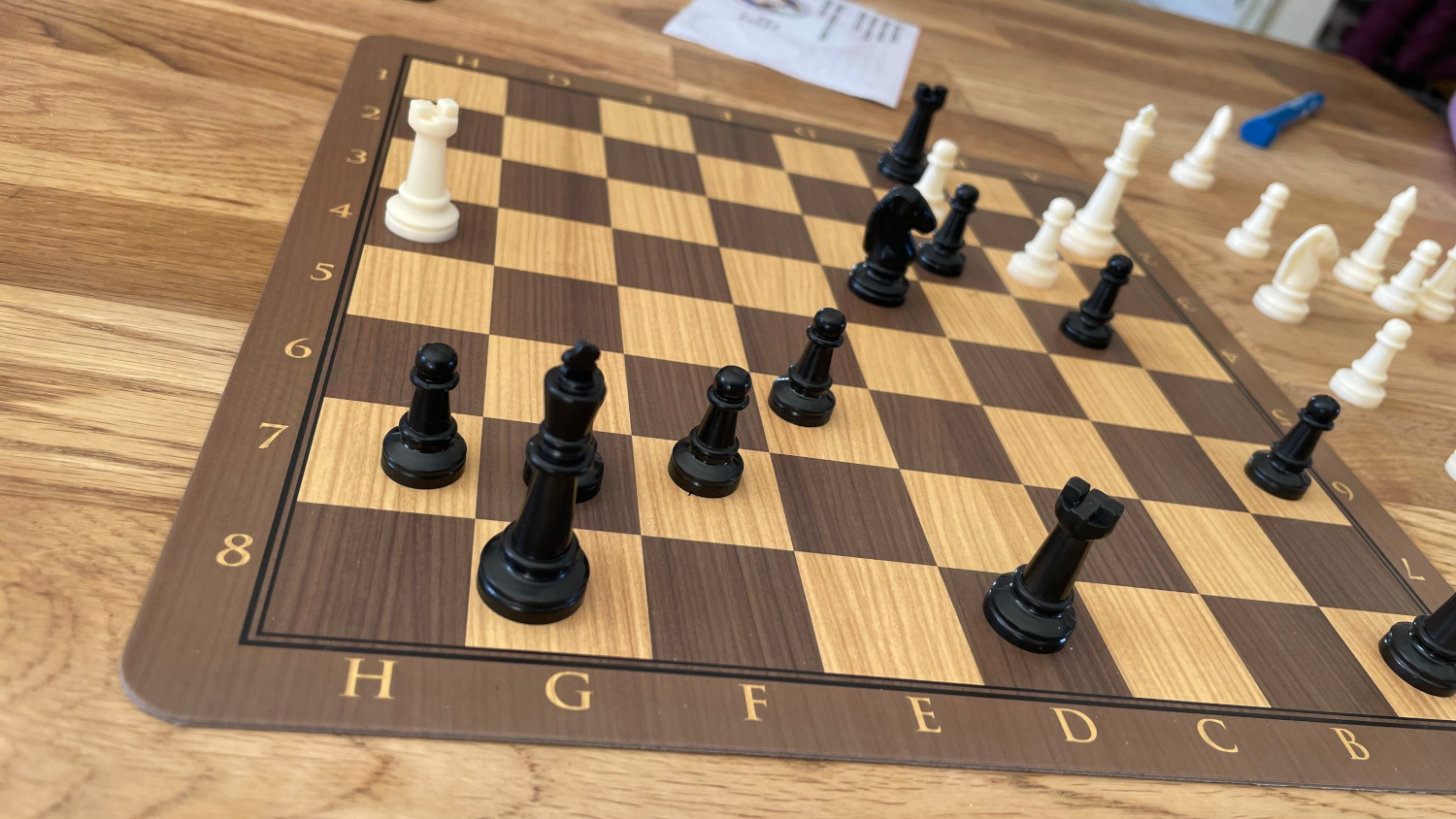 Plateau d'échecs